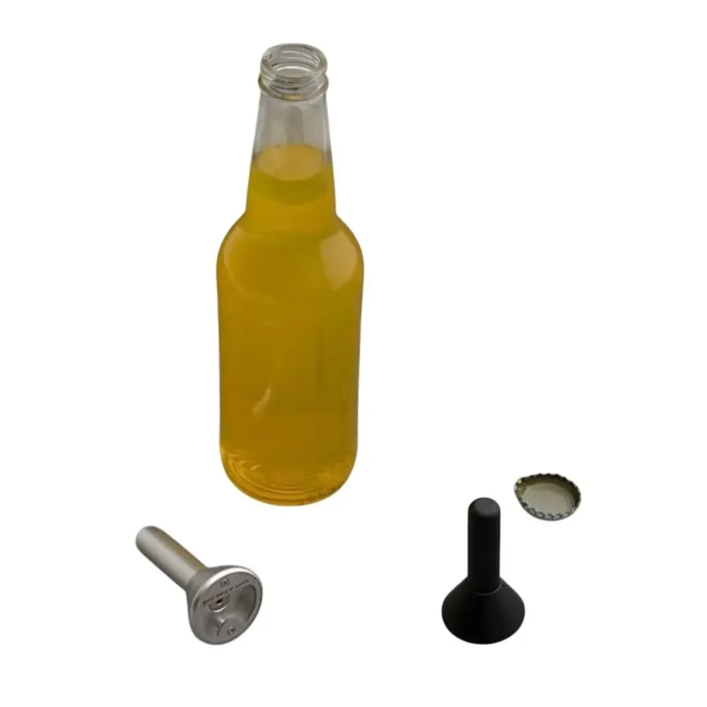 New Good Things Stand Up Bottle Opener Solid Aluminum Sleek Compact 2.5